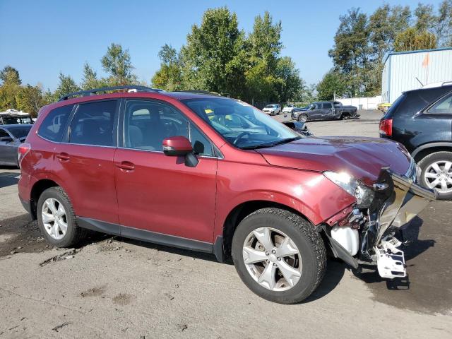 JF2SJAMC4EH425683 - 2014 SUBARU FORESTER 2.5I TOURING MAROON photo 4