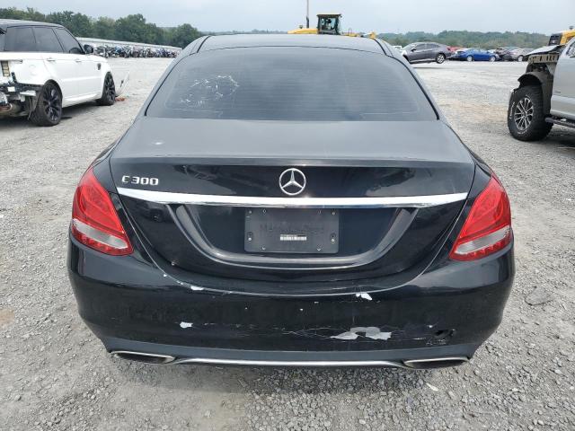 55SWF4JB8FU092824 - 2015 MERCEDES-BENZ C 300 BLACK photo 6