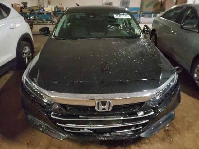 1HGCV3F17MA018559 - 2021 HONDA ACCORD HYBRID BLACK photo 5