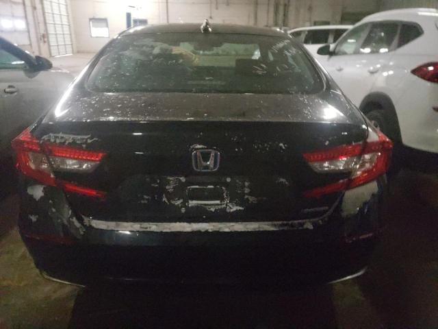 1HGCV3F17MA018559 - 2021 HONDA ACCORD HYBRID BLACK photo 6