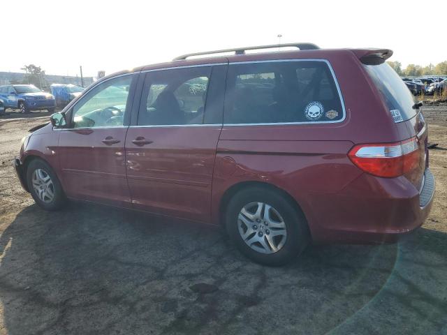 5FNRL38425B418513 - 2005 HONDA ODYSSEY EX BURGUNDY photo 2