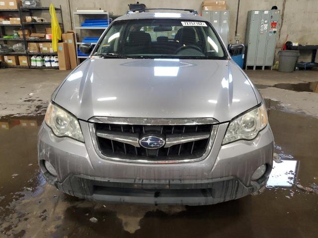 4S4BP61C486343589 - 2008 SUBARU OUTBACK 2.5I SILVER photo 5