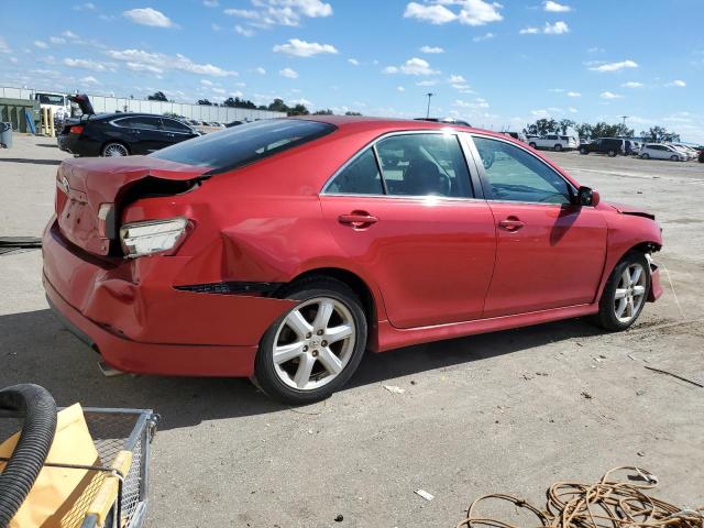 4T1BE46K87U147188 - 2007 TOYOTA CAMRY CE RED photo 3