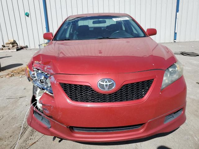 4T1BE46K87U147188 - 2007 TOYOTA CAMRY CE RED photo 5