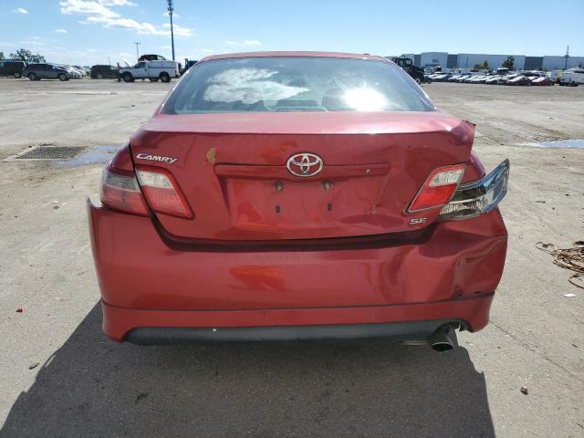 4T1BE46K87U147188 - 2007 TOYOTA CAMRY CE RED photo 6