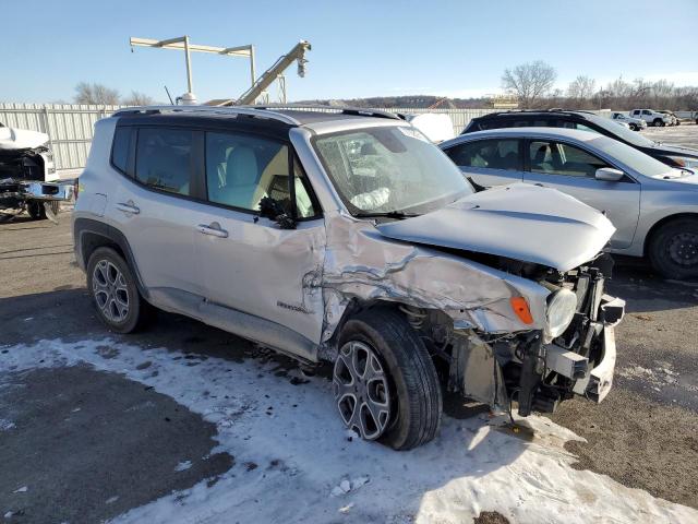 ZACCJBDT9GPE23660 - 2016 JEEP RENEGADE LIMITED SILVER photo 4