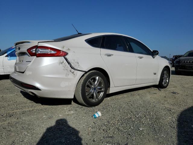 3FA6P0SU4GR195977 - 2016 FORD FUSION TITANIUM PHEV WHITE photo 3