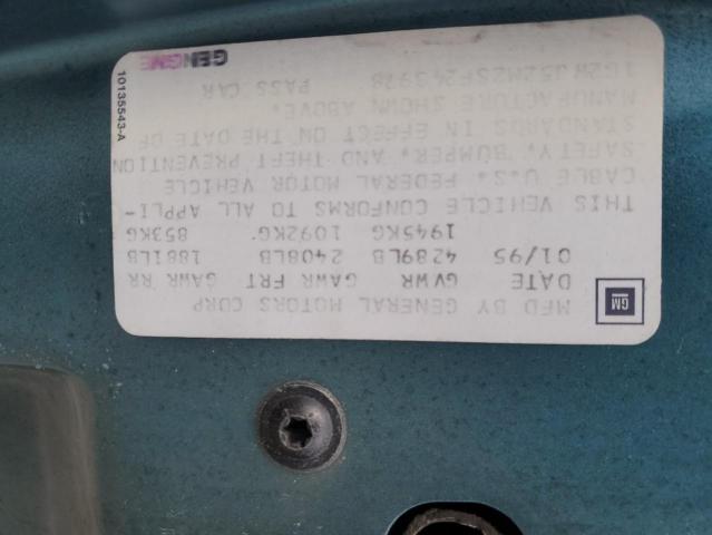 1G2WJ52M2SF243978 - 1995 PONTIAC GRAND PRIX SE 绿色 照片 12