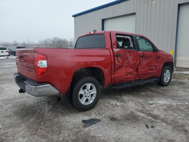 5TFDY5F1XMX021913 - 2021 TOYOTA TUNDRA CREWMAX SR5 RED photo 3