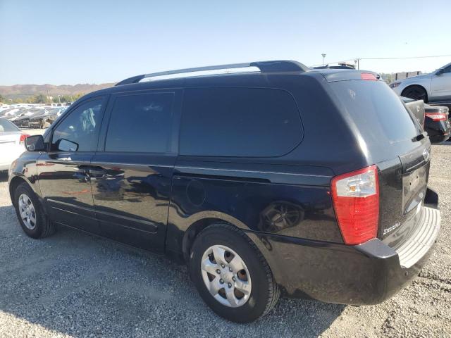 KNDMG4C38A6327139 - 2010 KIA SEDONA LX BLACK photo 2