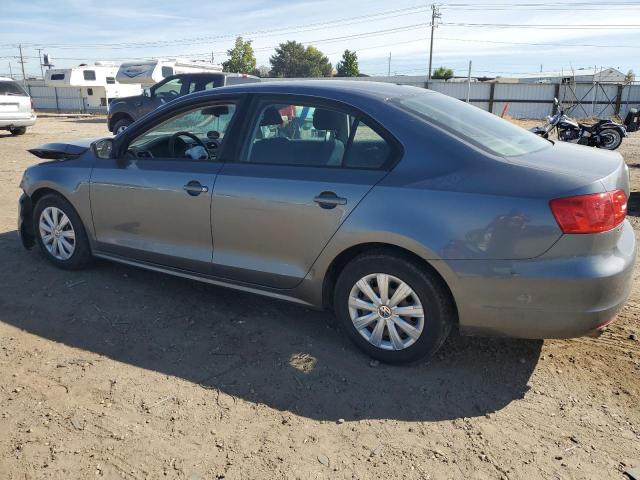 3VW1K7AJ6CM362914 - 2012 VOLKSWAGEN JETTA BASE GRAY photo 2