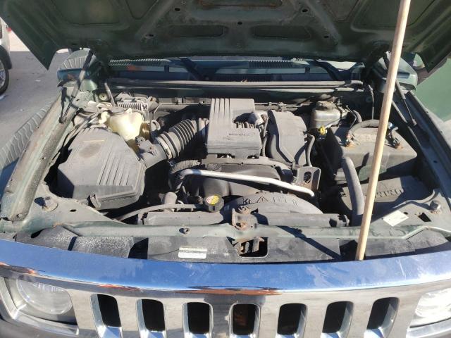 5GTDN136068184707 - 2006 HUMMER H3 GREEN photo 12