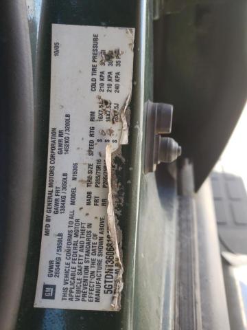 5GTDN136068184707 - 2006 HUMMER H3 GREEN photo 13