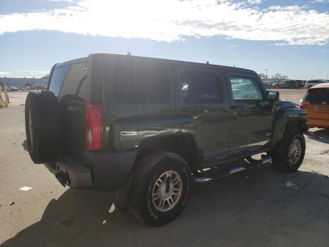 5GTDN136068184707 - 2006 HUMMER H3 GREEN photo 3