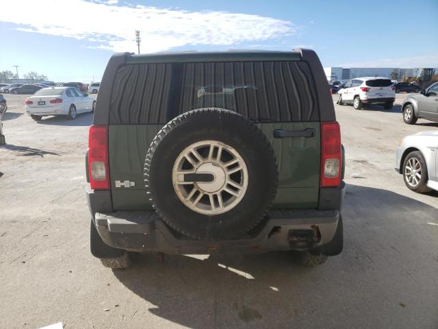 5GTDN136068184707 - 2006 HUMMER H3 GREEN photo 6