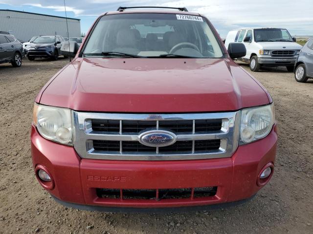 1FMCU93128KB74187 - 2008 FORD ESCAPE XLT RED photo 5