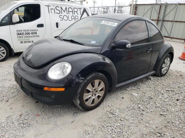 3VWPW31CX9M509673 - 2009 VOLKSWAGEN NEW BEETLE S BLACK photo 1