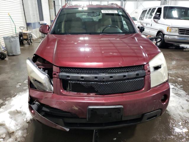 2CNDL73F476048230 - 2007 CHEVROLET EQUINOX LT MAROON photo 5