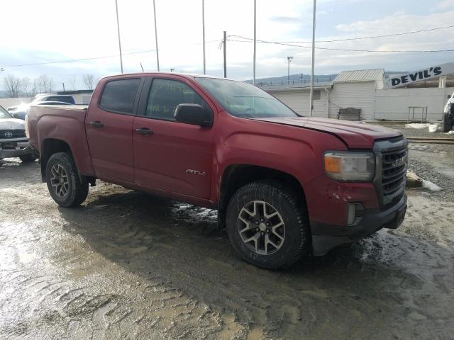1GTG6FEN6M1297098 - 2021 GMC CANYON AT4 RED photo 4