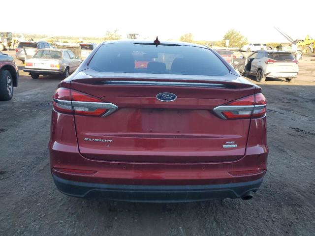 3FA6P0HD4KR172960 - 2019 FORD FUSION SE RED photo 6