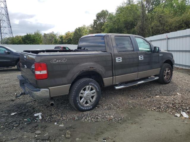 1FTPW145X8FA66802 - 2008 FORD F150 SUPERCREW GRAY photo 3