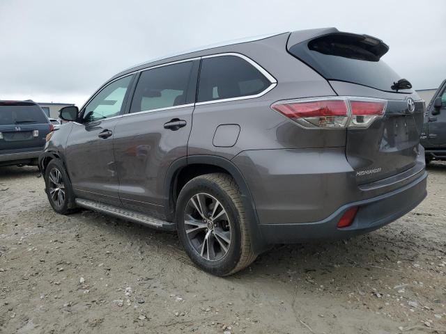 5TDKKRFH8GS501813 - 2016 TOYOTA HIGHLANDER XLE Boz foto 2