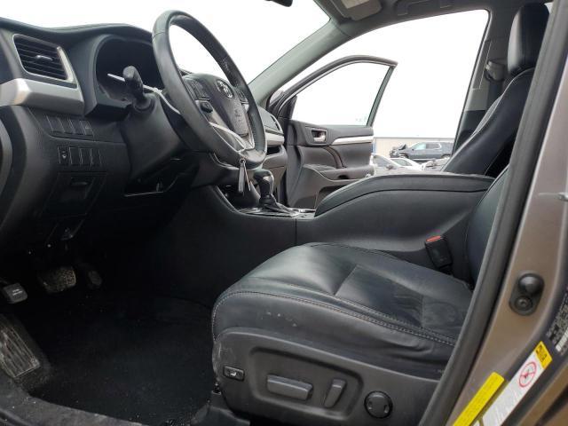 5TDKKRFH8GS501813 - 2016 TOYOTA HIGHLANDER XLE Boz foto 7