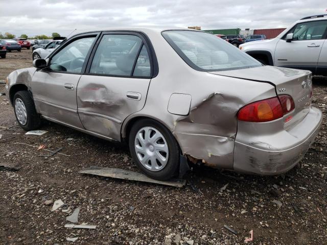 1NXBR12E52Z570273 - 2002 TOYOTA COROLLA CE BEIGE photo 2