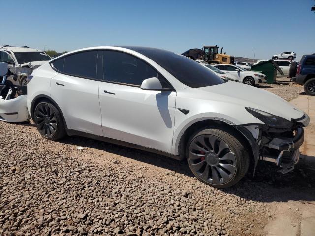 5YJYGDEF5MF273574 - 2021 TESLA MODEL Y WHITE photo 4