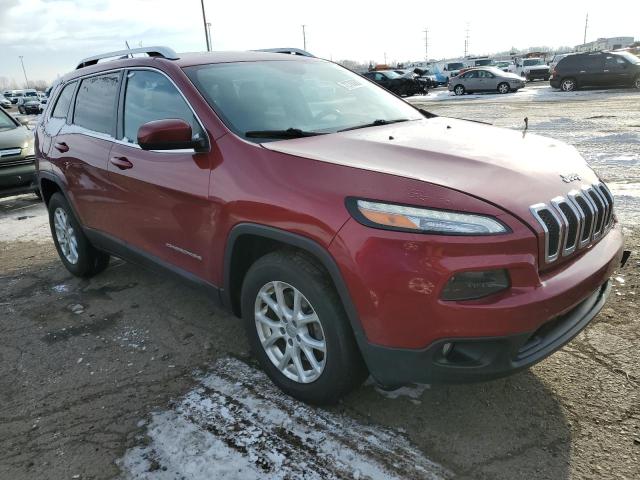 1C4PJMCB2EW277947 - 2014 JEEP CHEROKEE LATITUDE RED photo 4