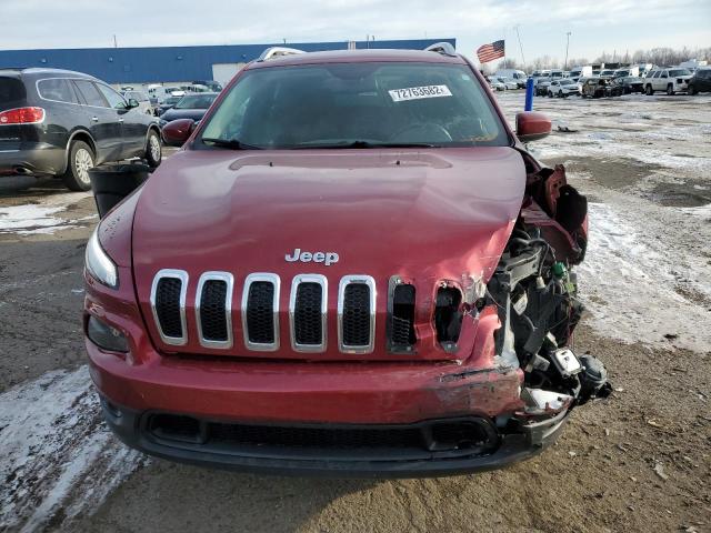 1C4PJMCB2EW277947 - 2014 JEEP CHEROKEE LATITUDE RED photo 5