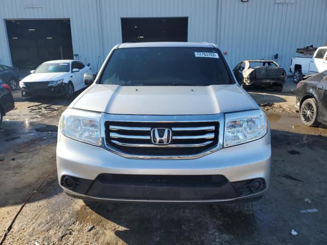 5FNYF3H22FB020902 - 2015 HONDA PILOT LX SILVER photo 5