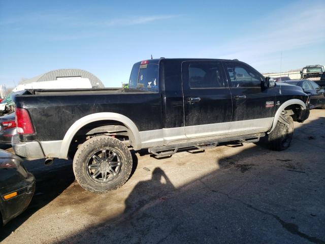 3C6UD5NL7CG135246 - 2012 DODGE RAM 2500 LARAMIE BLACK photo 3