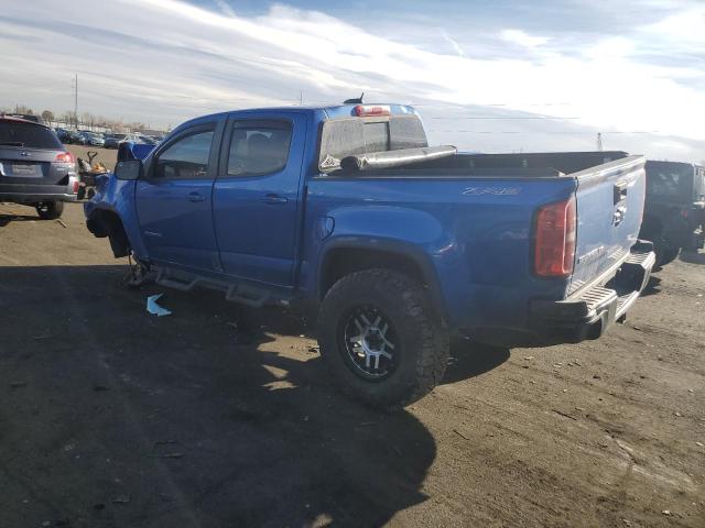 1GCGTEEN9J1116574 - 2018 CHEVROLET COLORADO ZR2 BLUE photo 2