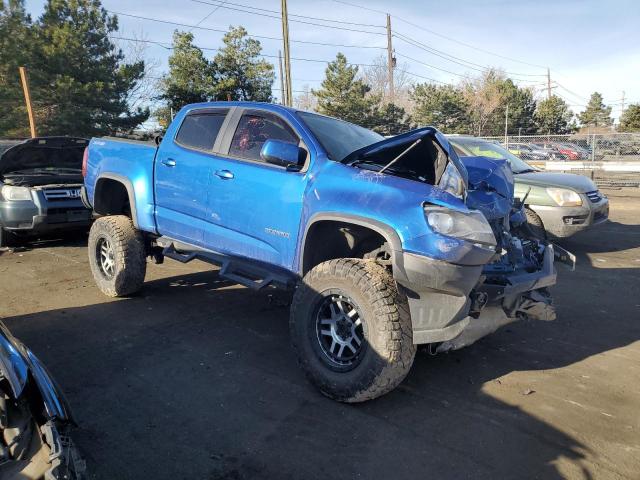 1GCGTEEN9J1116574 - 2018 CHEVROLET COLORADO ZR2 BLUE photo 4
