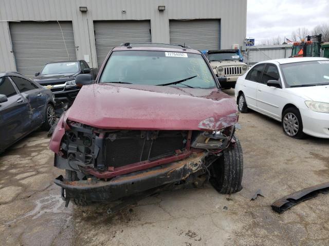 1GNDS13SX42317266 - 2004 CHEVROLET TRAILBLAZE LS RED photo 5