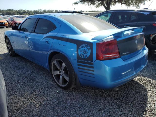 2B3LA73W18H171867 - 2008 DODGE CHARGER SRT-8 BLUE photo 2