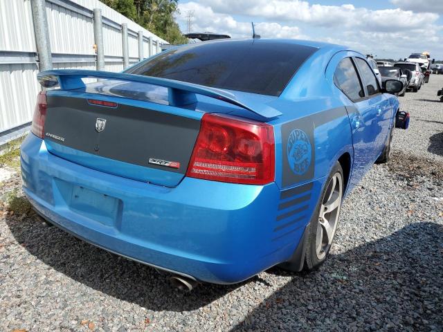 2B3LA73W18H171867 - 2008 DODGE CHARGER SRT-8 BLUE photo 3