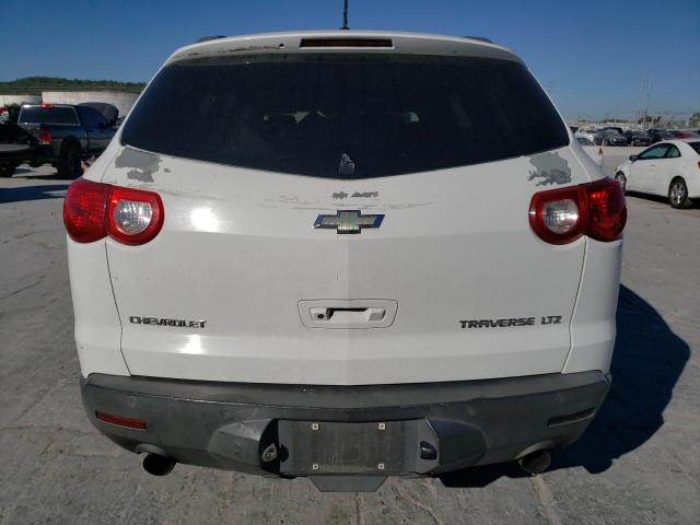 1GNER33D19S107305 - 2009 CHEVROLET TRAVERSE LTZ WHITE photo 6