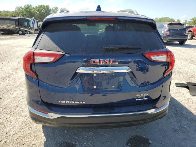 3GKALVEV6NL222103 - 2022 GMC TERRAIN SLT BLUE photo 6