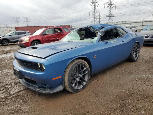 2C3CDZFJ5MH641768 - 2021 DODGE CHALLENGER R/T SCAT PACK BLUE photo 1