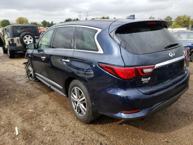 5N1DL0MM7LC510141 - 2020 INFINITI QX60 LUXE BLUE photo 2