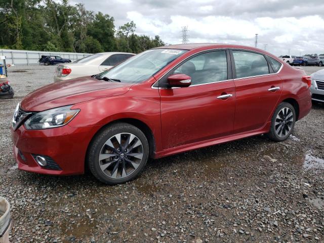 3N1AB7AP7JY343093 - 2018 NISSAN SENTRA S RED photo 1