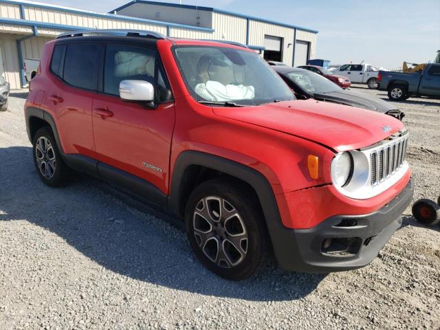 ZACCJBDT9FPB30369 - 2015 JEEP RENEGADE LIMITED RED photo 4