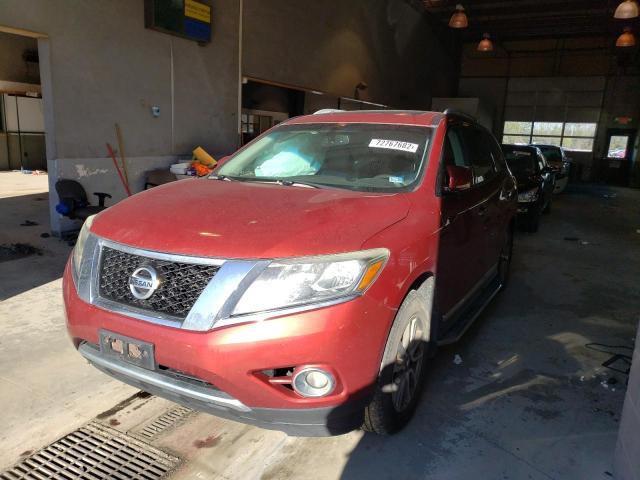 5N1AR2MM5EC675119 - 2014 NISSAN PATHFINDER RED photo 1