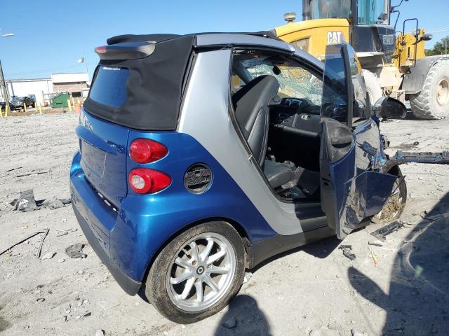 WMEEK31X58K191090 - 2008 SMART FORTWO PASSION BLUE photo 3