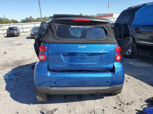 WMEEK31X58K191090 - 2008 SMART FORTWO PASSION BLUE photo 6