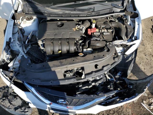 3N1AB7AP2HY393328 - 2017 NISSAN SENTRA S WHITE photo 11