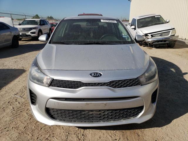 3KPA24AB1KE161537 - 2019 KIA RIO S SILVER photo 5