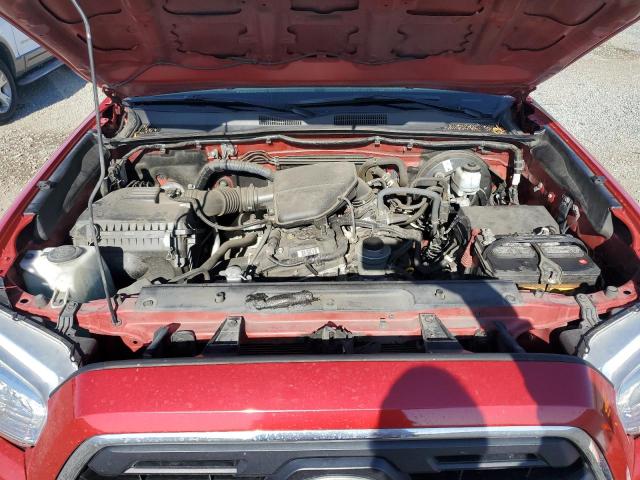 5TFAX5GN1KX143791 - 2019 TOYOTA TACOMA DOUBLE CAB RED photo 11